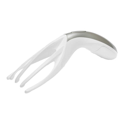 Finger Gripper Claw Massager Electric Head Massager Octopus Scalp Stress Relax -White