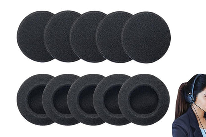 10 PCS Replacement Ear Pads Foam Cushion Covers for Headphones Ear Cushions - M