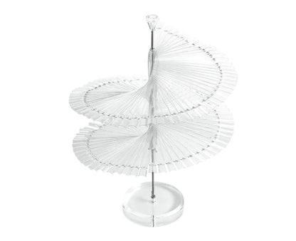 Gel Polish Display Stand Smooth Edge Reusable-Transparent