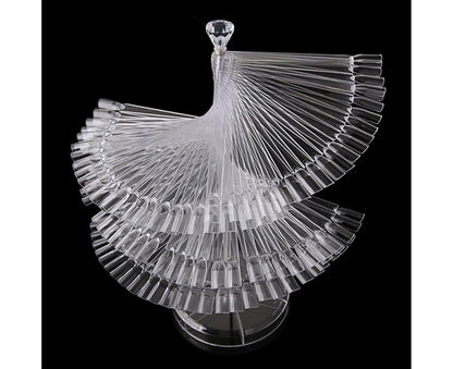Gel Polish Display Stand Smooth Edge Reusable-Transparent