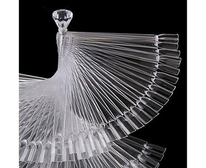 Gel Polish Display Stand Smooth Edge Reusable-Transparent