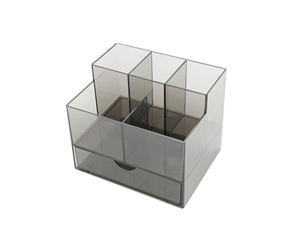 Makeup Organizer Drawer Type Large Capacity - Black