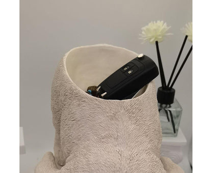 Polar Bear Craft Decorative Entrance Holder - White