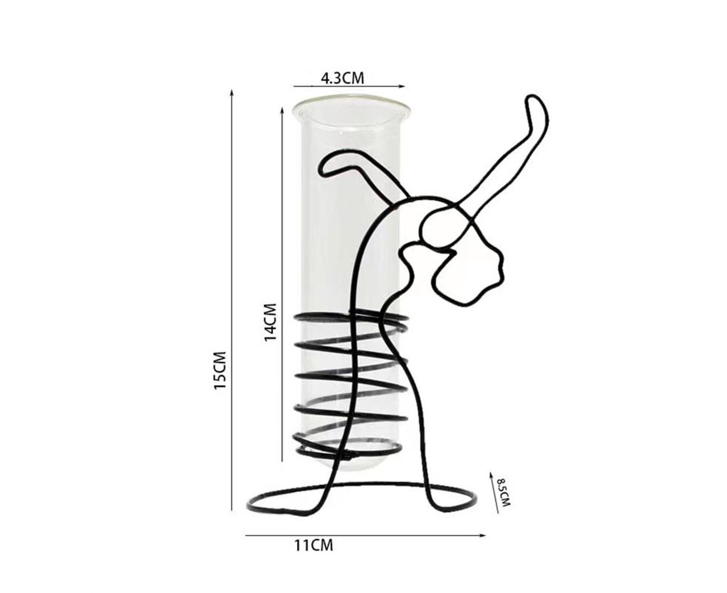 Creative Hydroponics Planter Vase with Holder - A