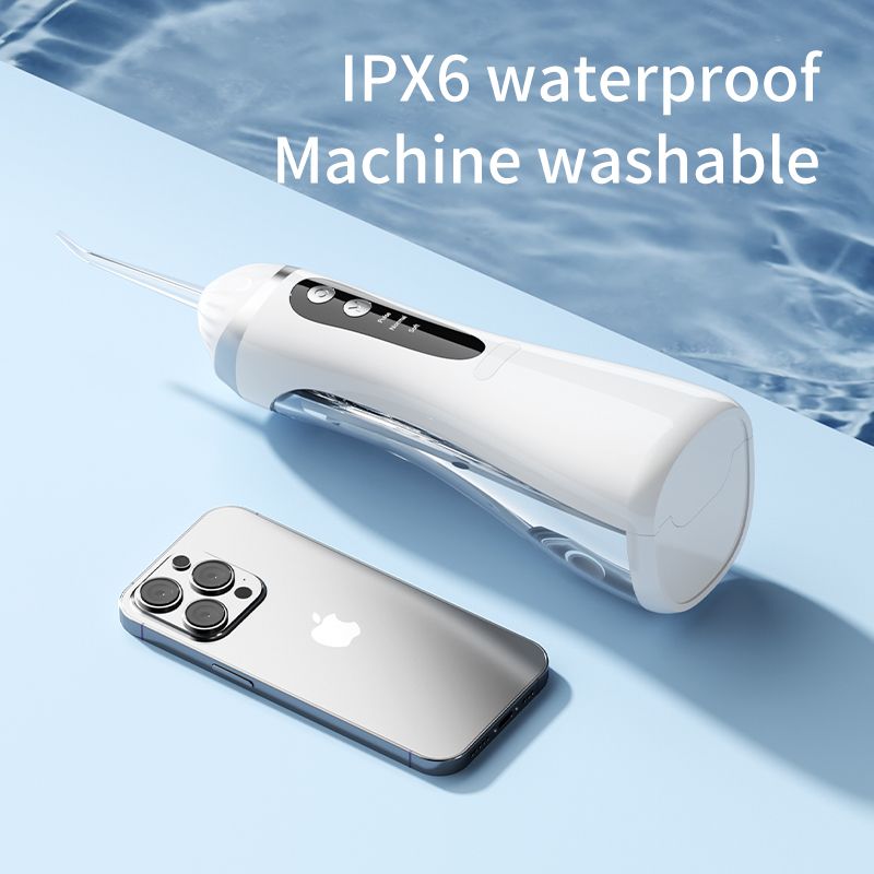 Portable Electric Water Flosser, 3-Speed High-Pressure, Orthodontic Home Oral Care Water Flosser - Black