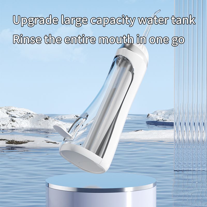 Portable Electric Water Flosser, 3-Speed High-Pressure, Orthodontic Home Oral Care Water Flosser - Blue