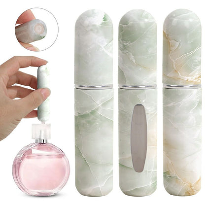 3-Pack - 5ml Portable Perfume Refill Bottles, Bottom-Fill Leak-Proof Travel Spray Bottles - Green
