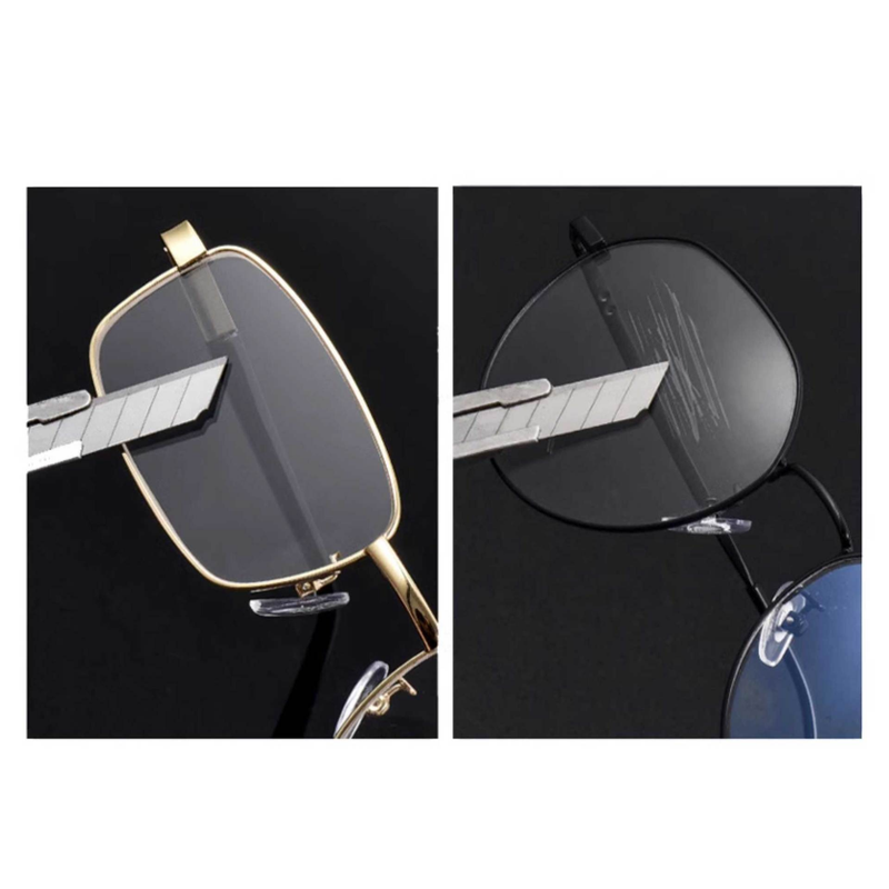+1.50 Diopter Metal Portable Foldable Anti-Blue Light Reading Glasses, Lightweight Compact Readers for Seniors—Silver