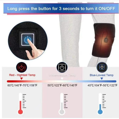 Heated Knee Massager for Warmth and Relief – Unisex