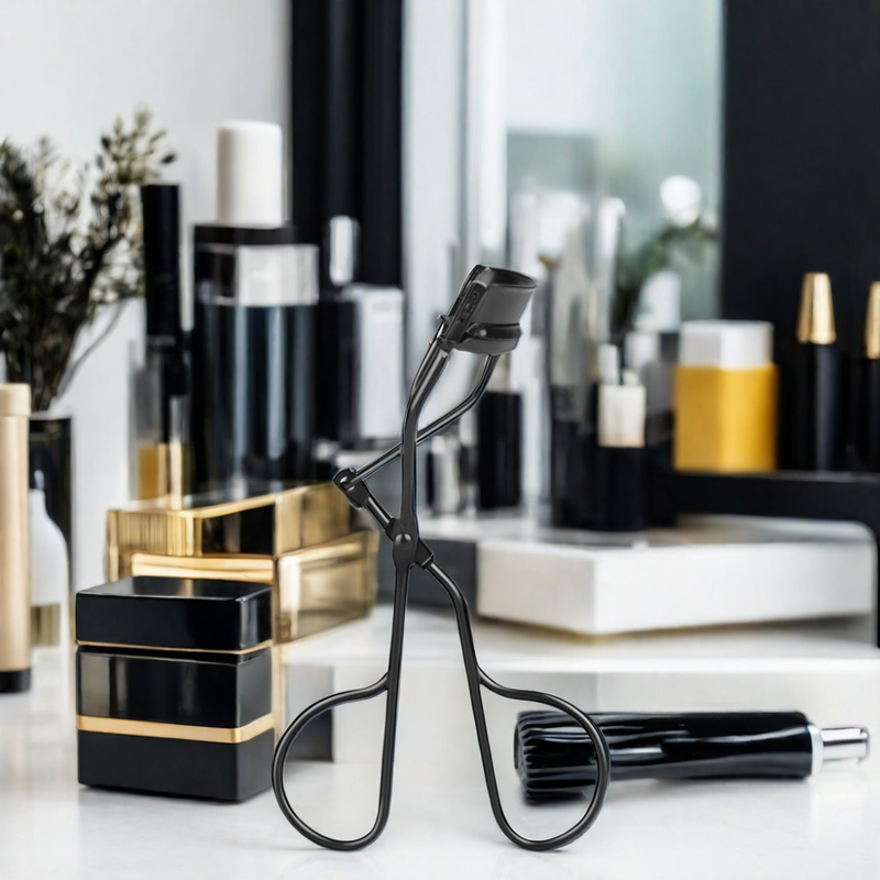 Premium Lash Curler with Soft Silicone Pads - No Pinching or Pulling - Get Perfect Curls in Seconds - Classic Black