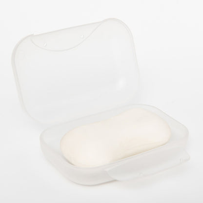 Travel Soap Container Waterproof Portable Bar Soap Case Holder Leakproof Soap Box for Home Hotel Clear Frosted Color