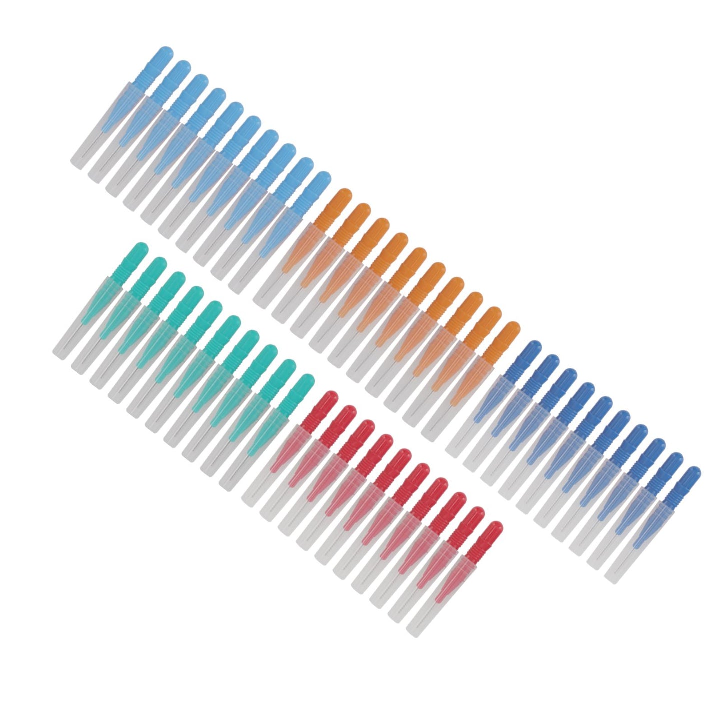 50 Pcs Tooth Interdental Brush for Oral Dental Health Teeth Cleaning Toothpick Cleaners