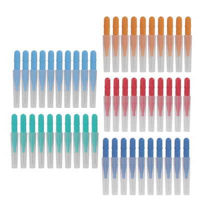 50 Pcs Tooth Interdental Brush for Oral Dental Health Teeth Cleaning Toothpick Cleaners