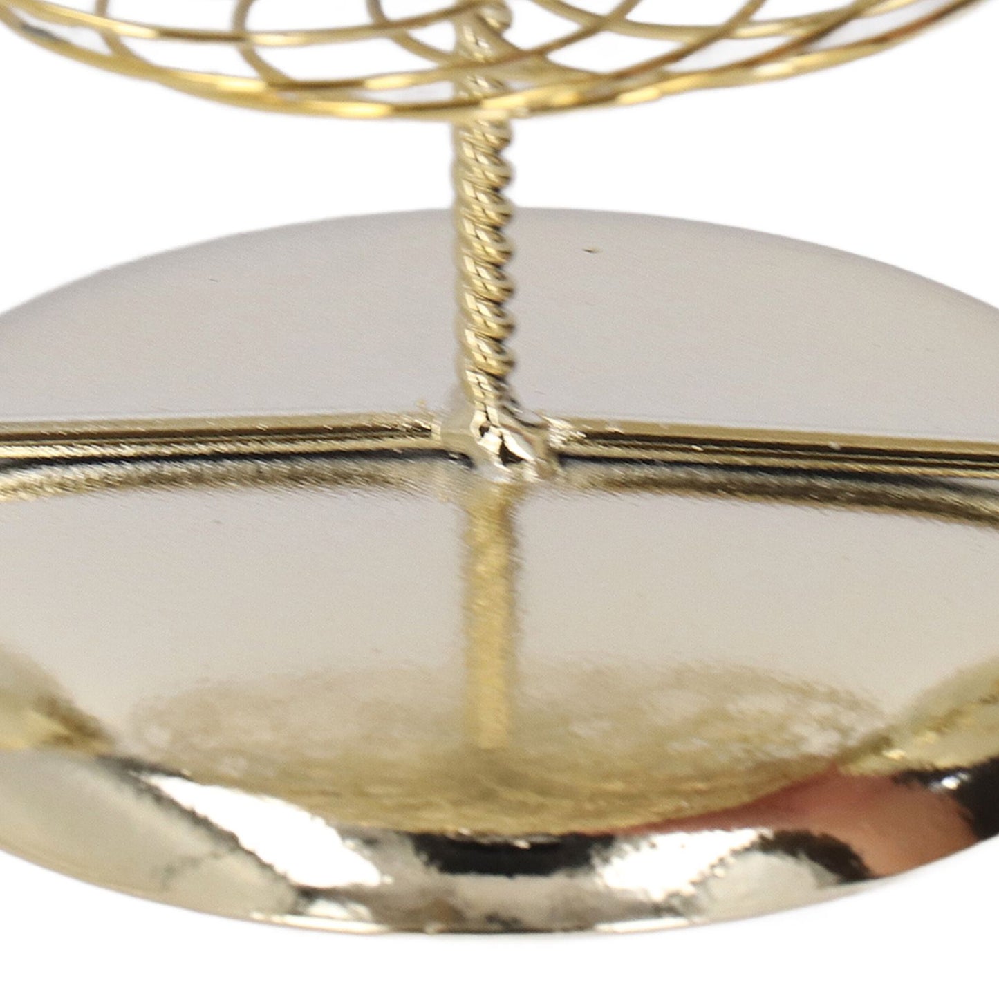 Candlestick Ornaments European Metal Christmas Tree Shape Wax Candle Holder Home Decoration Double Holder Gold
