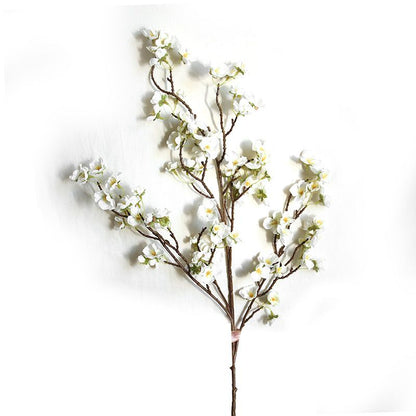 Artificial Cherry Blossom 4 Branches Decorative Lifelike Cherry Blossom Branches Decor 97cm White