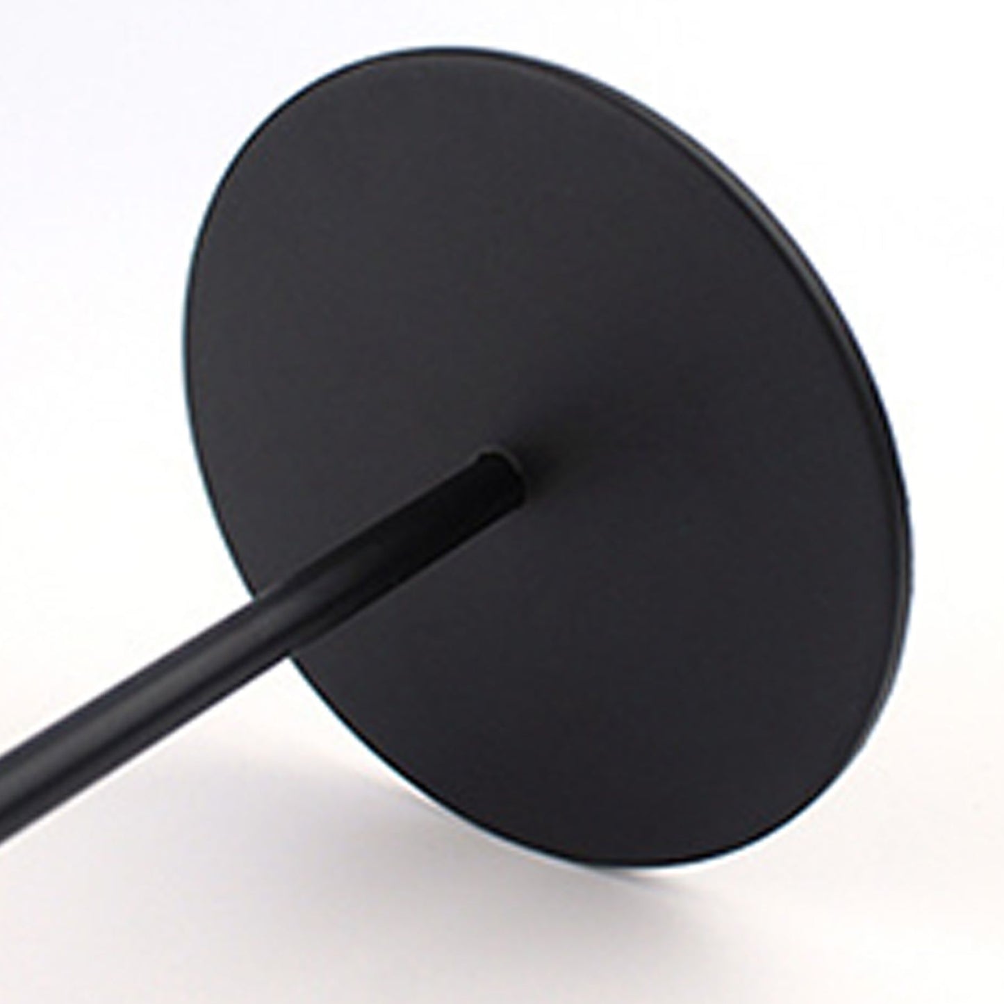 2 Pcs Metal Candle Holder Simple Modern Design Antique Black Candlestick Decoration for Home Wedding