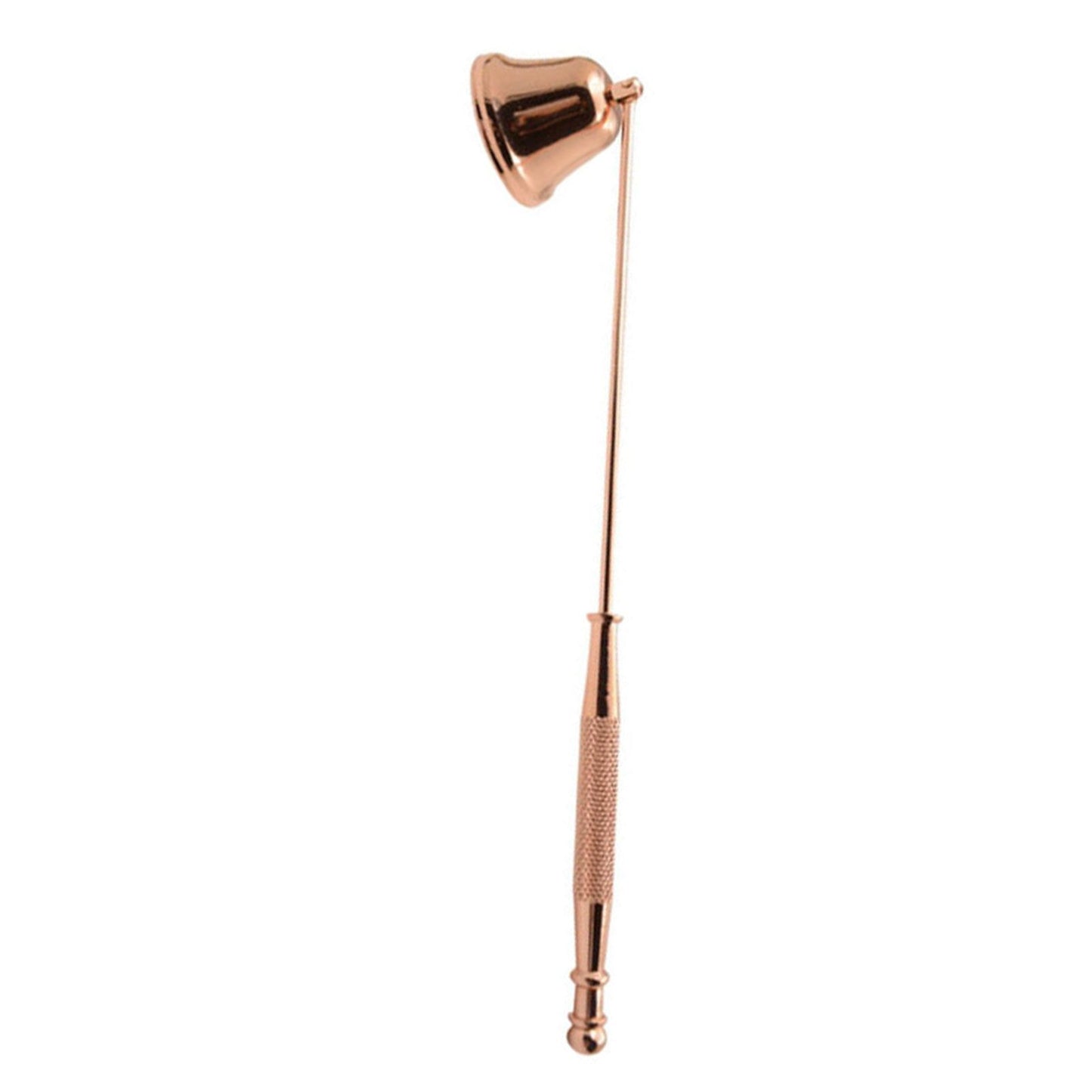 Candle Snuffer Bell Shaped Iron Electroplating Candle Extinguisher for Home Candle Tool Rose Gold