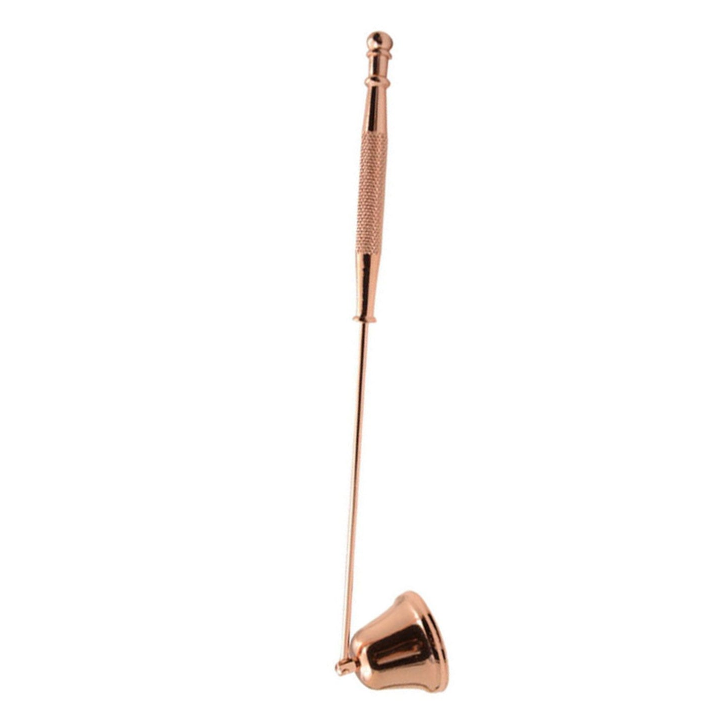 Candle Snuffer Bell Shaped Iron Electroplating Candle Extinguisher for Home Candle Tool Rose Gold