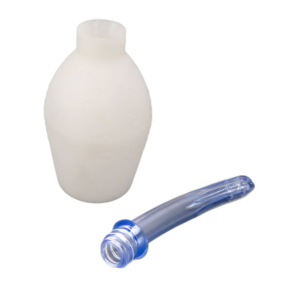 Anal Douche for Women and Men Silicone Vagina Cleaner Enema Bulb Kit for Colon Cleansing 310ml