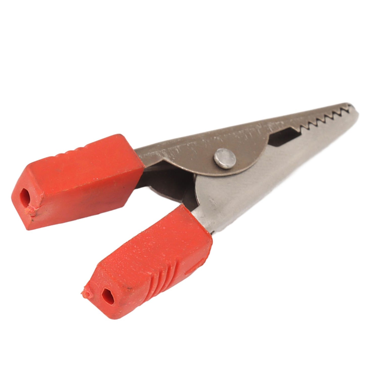 20 Pcs Crocodile Clip Red and Black 1cm Opening Electrical Test Clamp Stainless Steel Battery Cable Clips