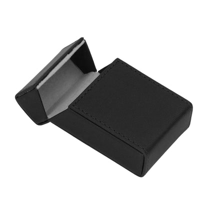 Cigarettes Box PU Leather Holder Cigarettes Box Case for 20PCS Cigarettes Travel Home Black