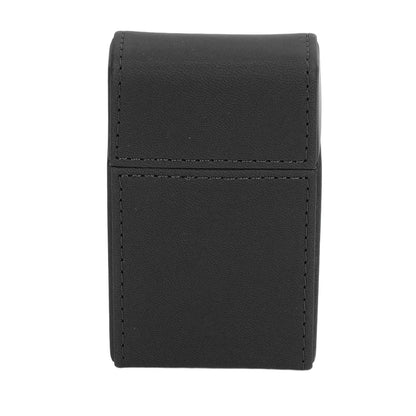 Cigarettes Box PU Leather Holder Cigarettes Box Case for 20PCS Cigarettes Travel Home Black