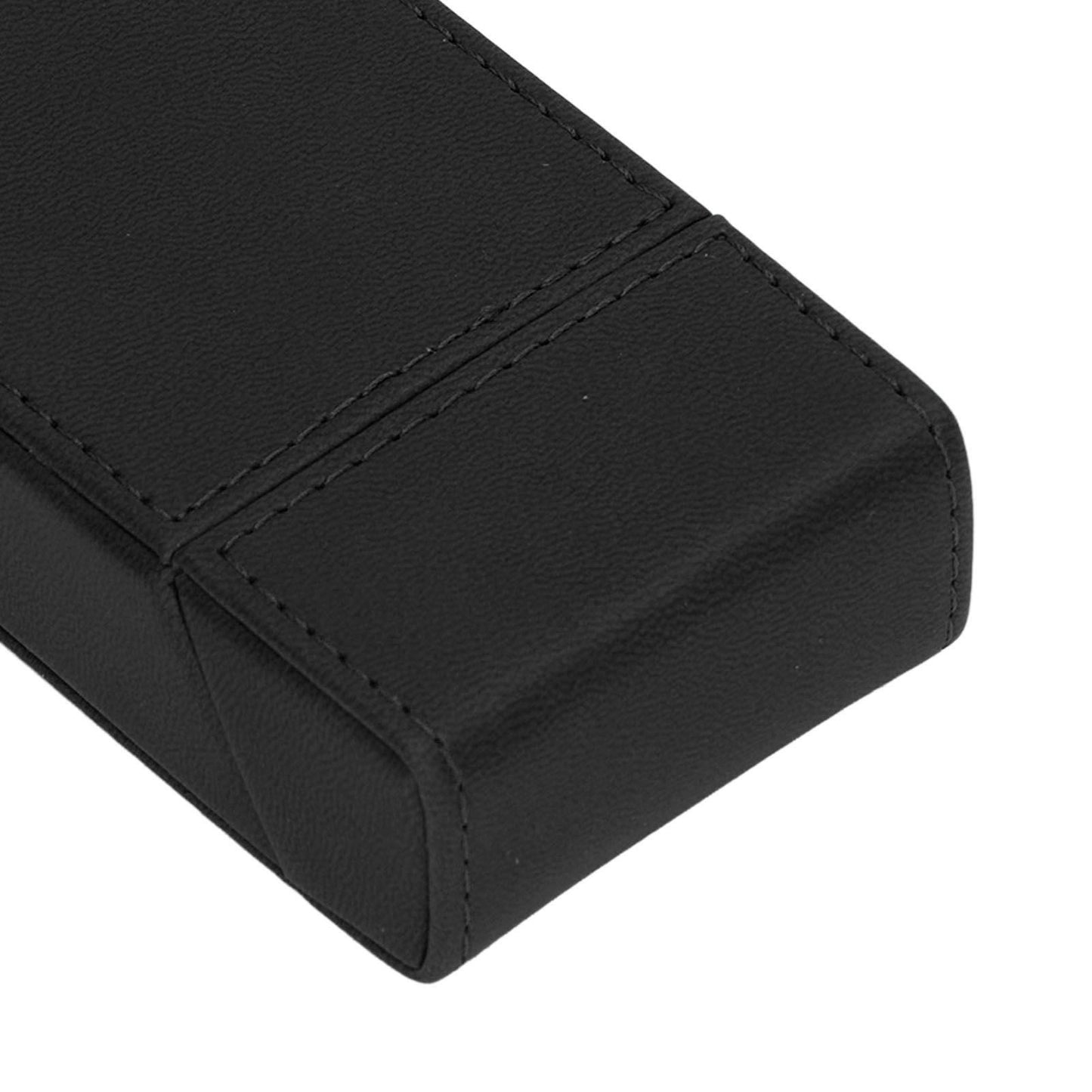 Cigarettes Box PU Leather Holder Cigarettes Box Case for 20PCS Cigarettes Travel Home Black