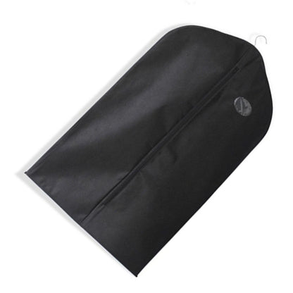 Suit Dust Cover Black Non Woven Fabrics Small Size Hanging Garment Bag for Travel Home