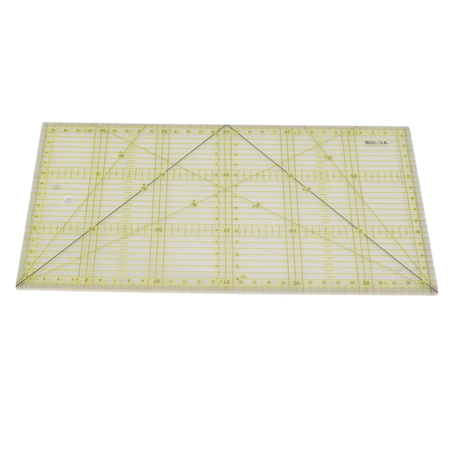 Acrylic Quilt Ruler DIY Precise Scale Transparent Quilting Ruler for Sewing Measuring Patchwork