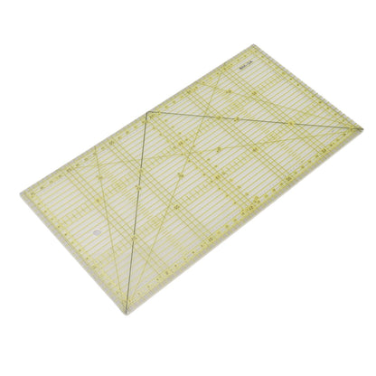 Acrylic Quilt Ruler DIY Precise Scale Transparent Quilting Ruler for Sewing Measuring Patchwork