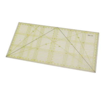 Acrylic Quilt Ruler DIY Precise Scale Transparent Quilting Ruler for Sewing Measuring Patchwork