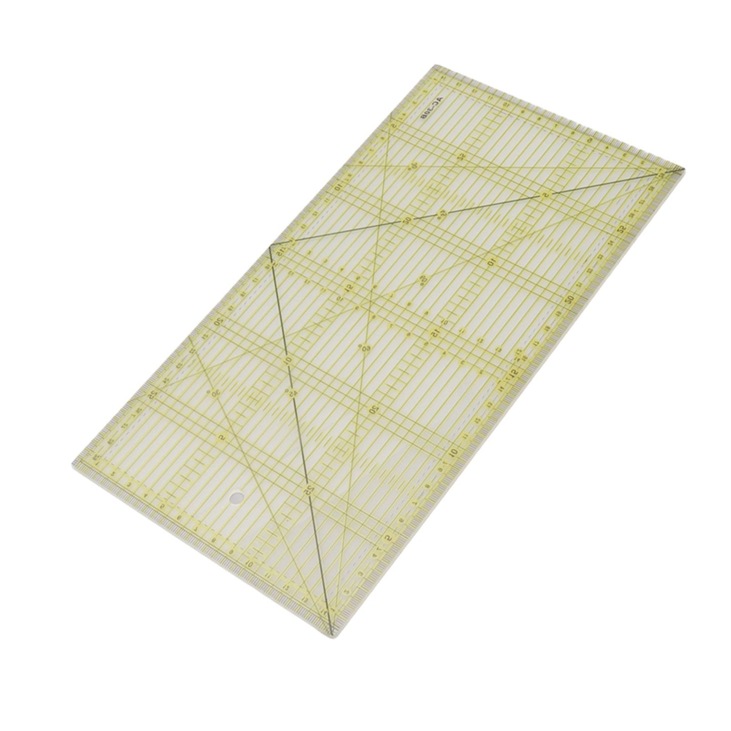 Acrylic Quilt Ruler DIY Precise Scale Transparent Quilting Ruler for Sewing Measuring Patchwork