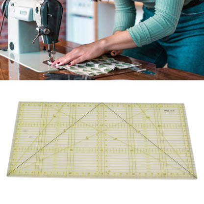 Acrylic Quilt Ruler DIY Precise Scale Transparent Quilting Ruler for Sewing Measuring Patchwork