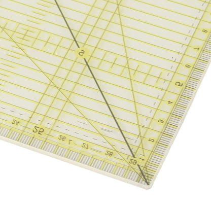 Acrylic Quilt Ruler DIY Precise Scale Transparent Quilting Ruler for Sewing Measuring Patchwork