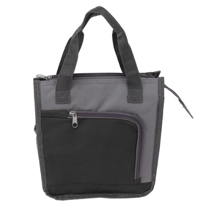 Insulated Refrigerated Bag Widened Handle Insulated Reusable Grocery Bag for Work Travel Hiking Food Delivery Black