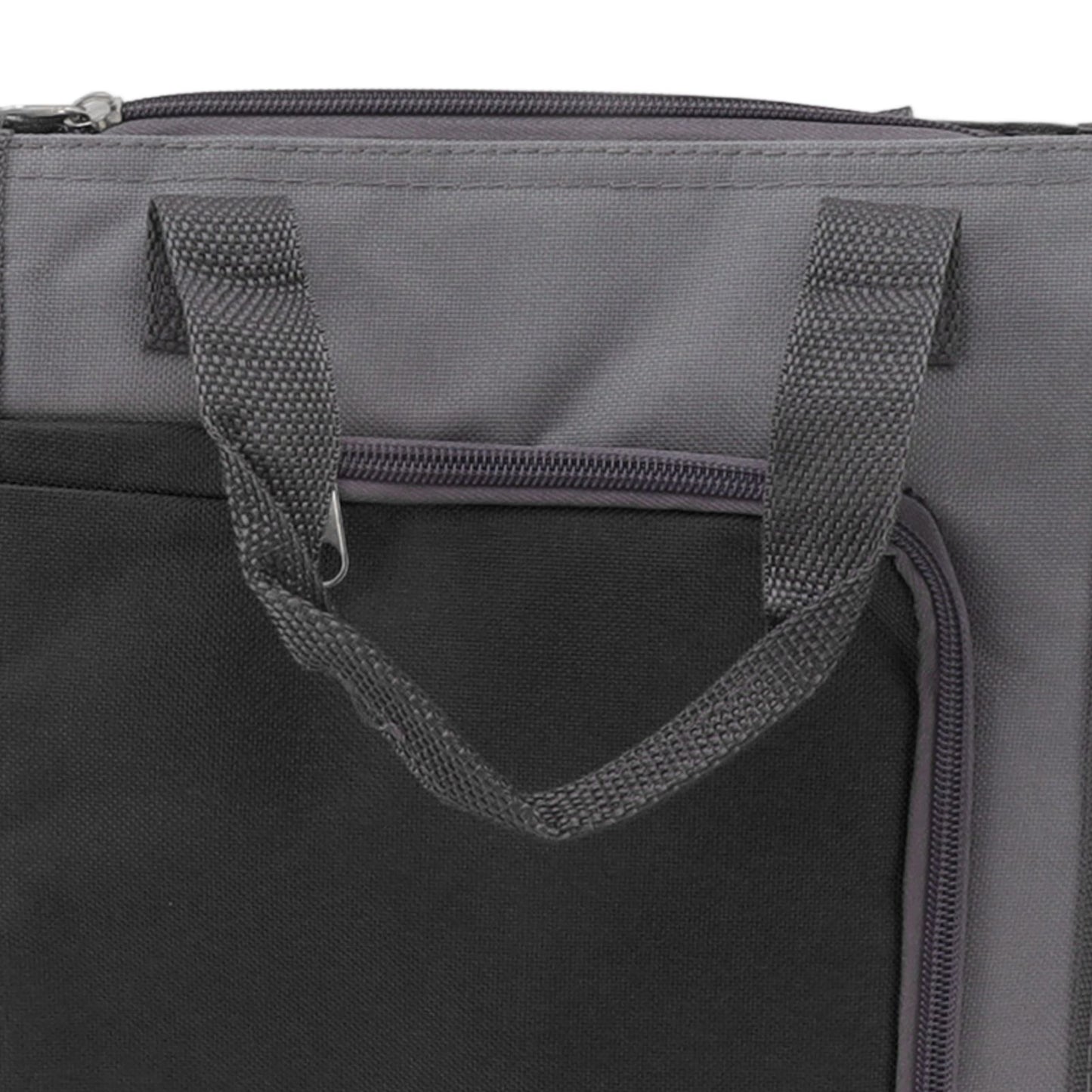 Insulated Refrigerated Bag Widened Handle Insulated Reusable Grocery Bag for Work Travel Hiking Food Delivery Black