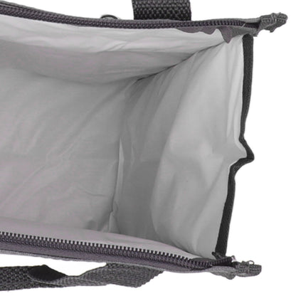 Insulated Refrigerated Bag Widened Handle Insulated Reusable Grocery Bag for Work Travel Hiking Food Delivery Black