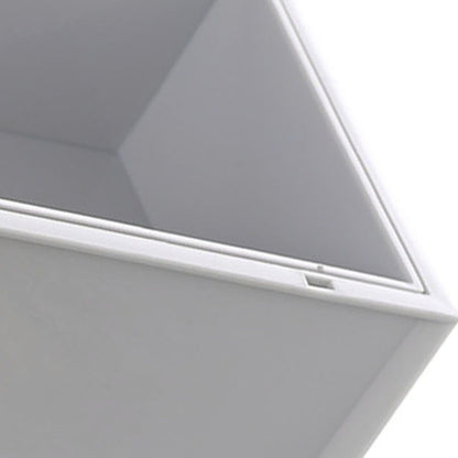 Desktop Storage Box Plastic Desk Makeup Organizer Stationery Supplies Storage Box with Drawer Grey