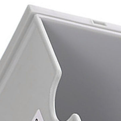Desktop Storage Box Plastic Desk Makeup Organizer Stationery Supplies Storage Box with Drawer Grey