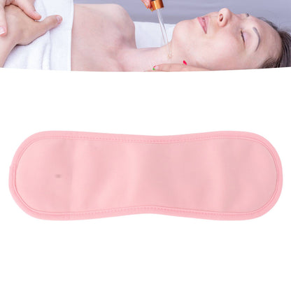 Neck Castor Oil Pack Wrap Polyester Cotton Castor Oil Pack for Liver Less Mess Reusable Washable Comfort Sleep Fit Pink