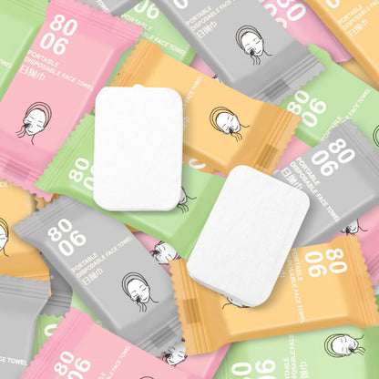 Compressed Travel One Time Towel Portable Camp Outdoor Large and Thick Washcloths Soft Convenient Towels