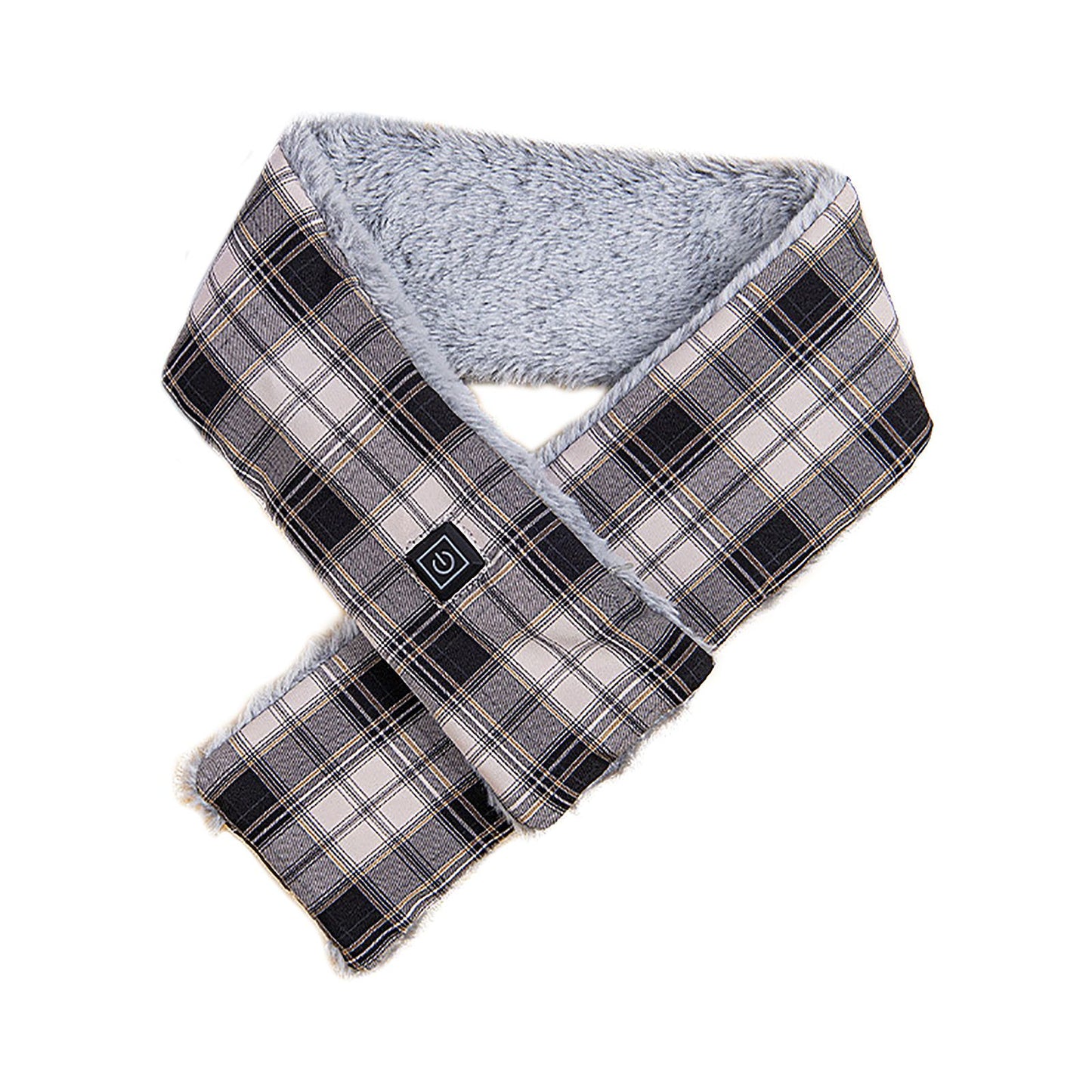 Intelligent USB Charging Heating Scarf Three Grade Temperature Adjustment Plush Neck Protection Fashion Heating Scarf