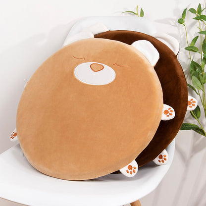 Tatami Cushion Japanese Chair Cushion Memory Foam Round Office Cushion for Bedroom Living Room Office