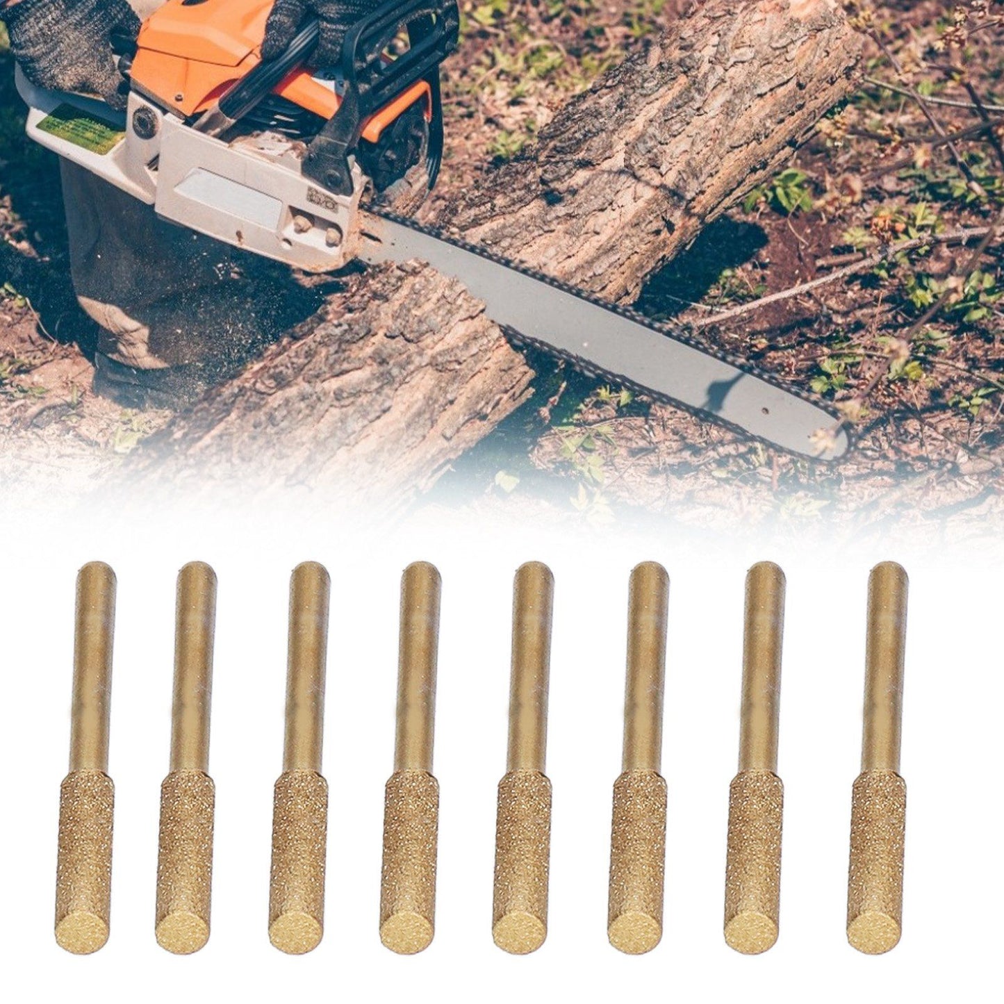 8Pcs Electric Saw Sharpener Easy Installation High Efficiency Metal Polishing Tools for Wood Mold4mm