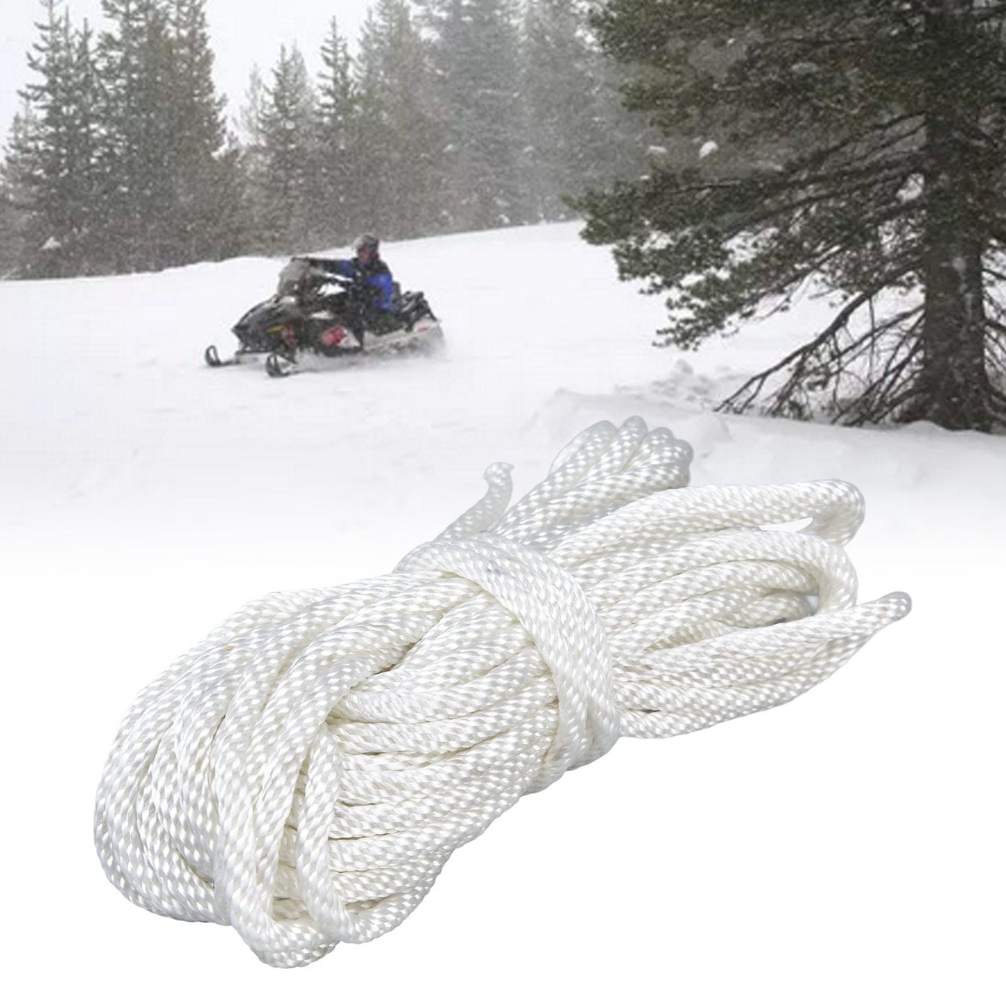 Pull Recoil Starter Rope 10m/32.8ft Long Nylon for Chain Saw Lawn Mowers Trimmers Engine Parts3.5mm