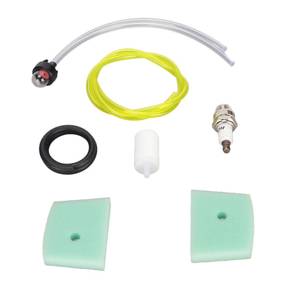 530047721 Air Filter Fuel Filter with Spark Plug Primer Bulb for Husqvarna 123L 322C Chainsaw