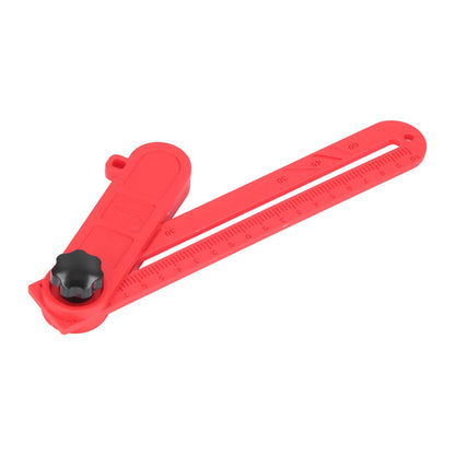 Plastic Angle Measuring Ruler Adjustable DIY Angle Finder Protractor for Woodworking and Home Improvement