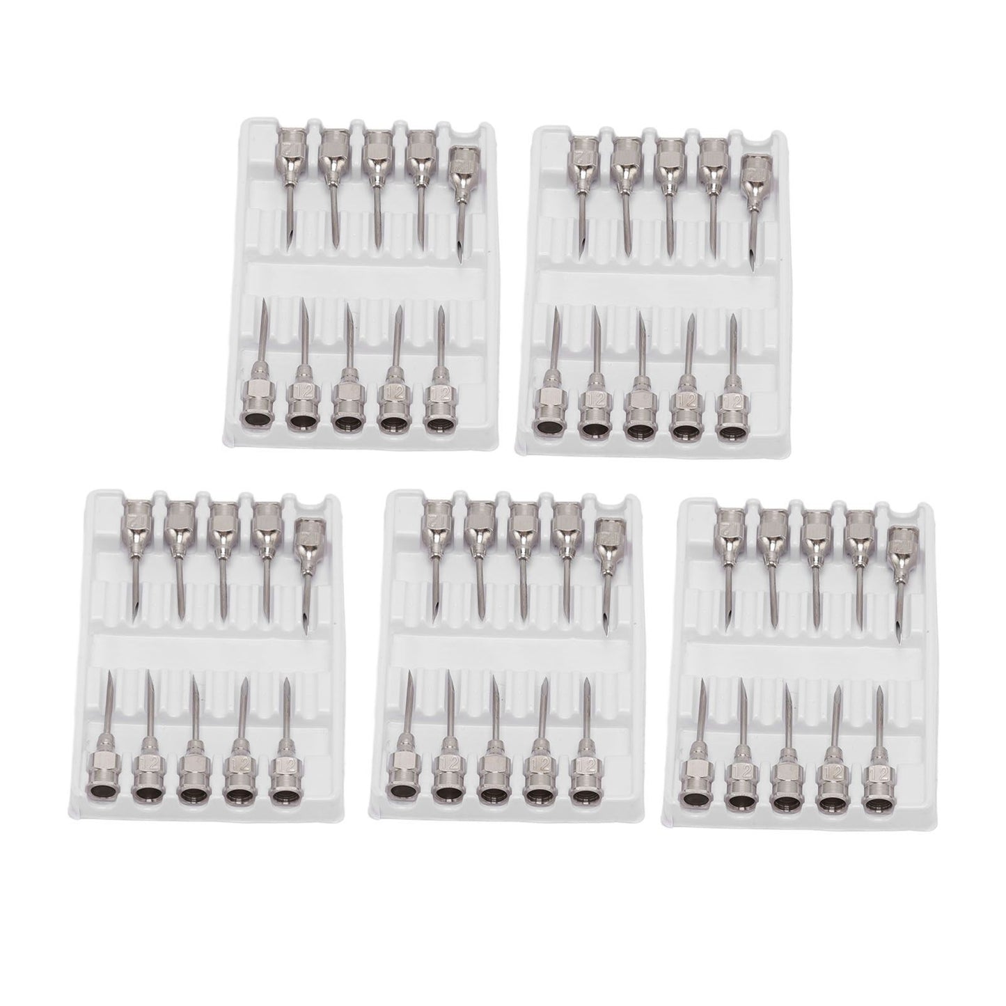 Poultry Injection Needles Stainless Steel Bovine Pig Injection Needle Cow Pig Injection Needle Accessories 12x15mm / 0.5x0.6in