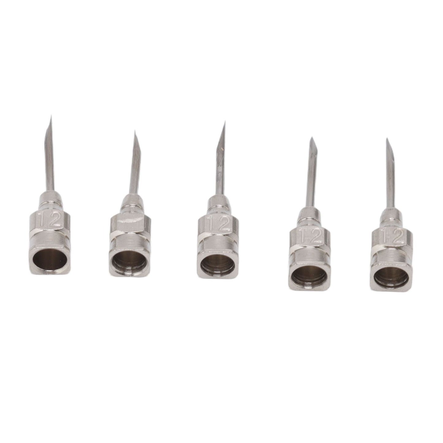 Poultry Injection Needles Stainless Steel Bovine Pig Injection Needle Cow Pig Injection Needle Accessories 12x15mm / 0.5x0.6in