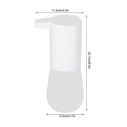 600ml Soap Dispenser Large Capacity Induction Electric Automatic Soap Dispenser for Home BathroomWhite Spray Type